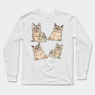 Bengal cat breed pattern Long Sleeve T-Shirt